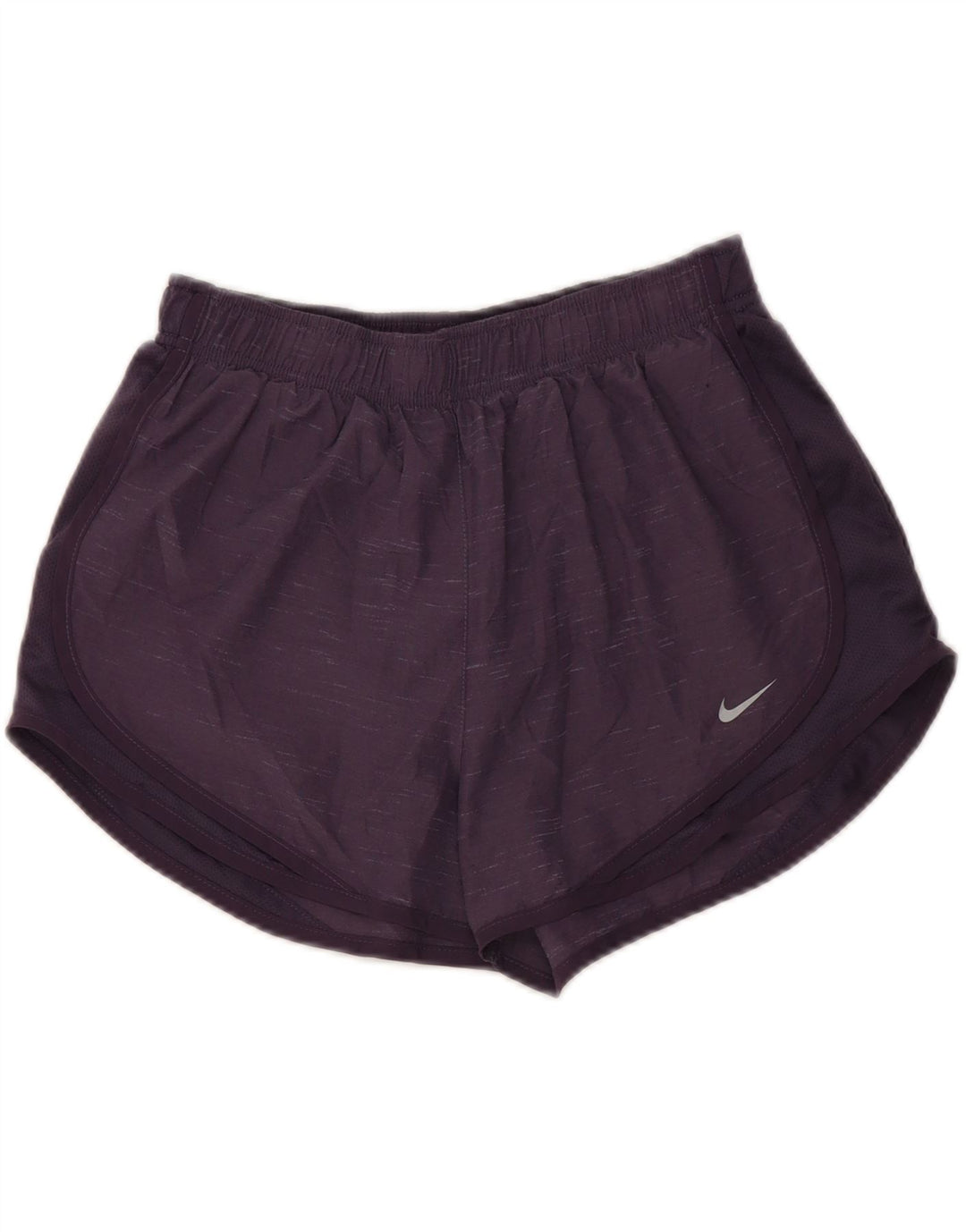 NIKE Damen Dri Fit Sport Shorts UK 14 Mittellila meliertes Polyester
