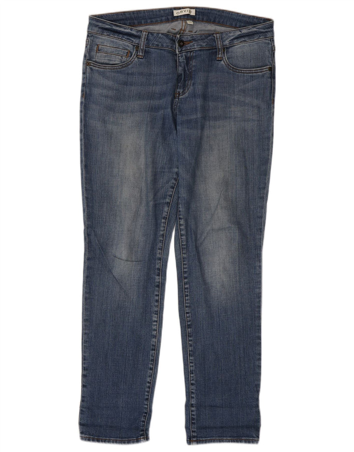 Orvis Damen Slim Jeans US 8 Medium W34 L30 Blaue Baumwolle