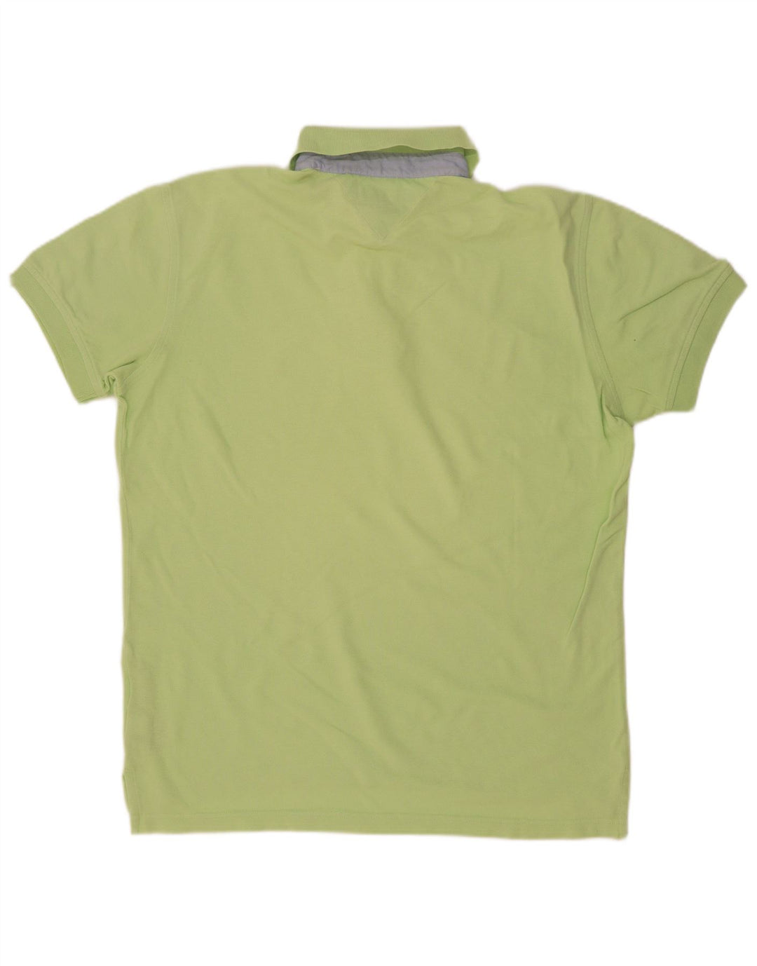 Tommy Hilfiger Herren-Poloshirt aus mittelgrüner Baumwolle