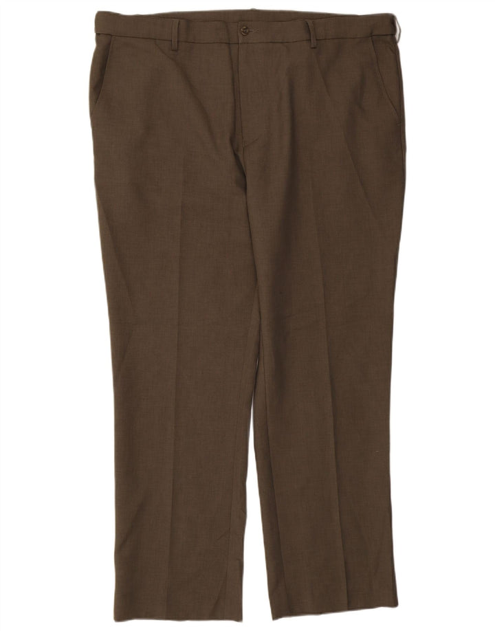 Gerade Chino-Hose für Herren von Farah, W44, L31, Khaki, Polyester
