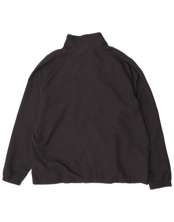 Nike Herren-Trainingsanzugoberteil, 2XL, schwarzes Polyester