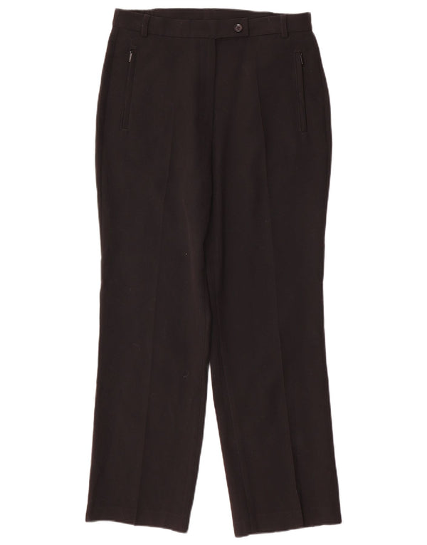 Marks & Spencer Damen Gerade Freizeithose UK 8 Small W28 L26 Schwarz