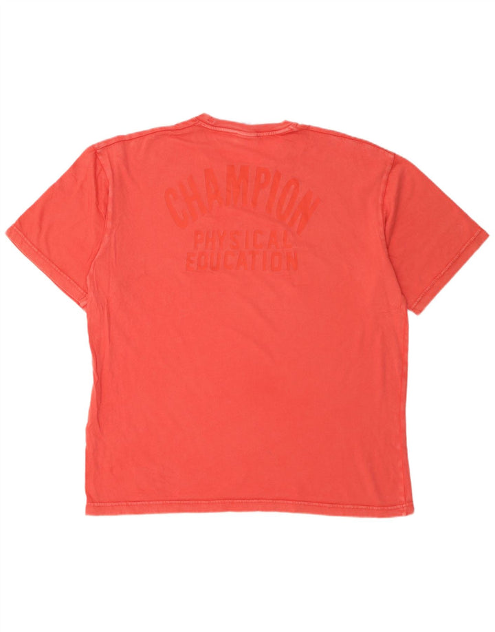 Champion Herren T-Shirt Top Small Orange