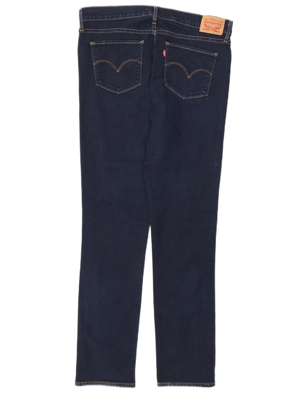Levi's Damen 312 Shaping Slim Jeans W31 L30 Marineblaue Baumwolle