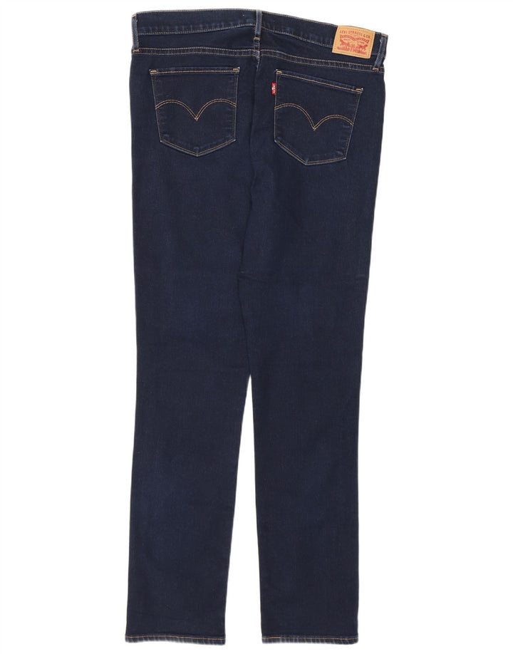 Levi's Damen 312 Shaping Slim Jeans W31 L30 Marineblaue Baumwolle