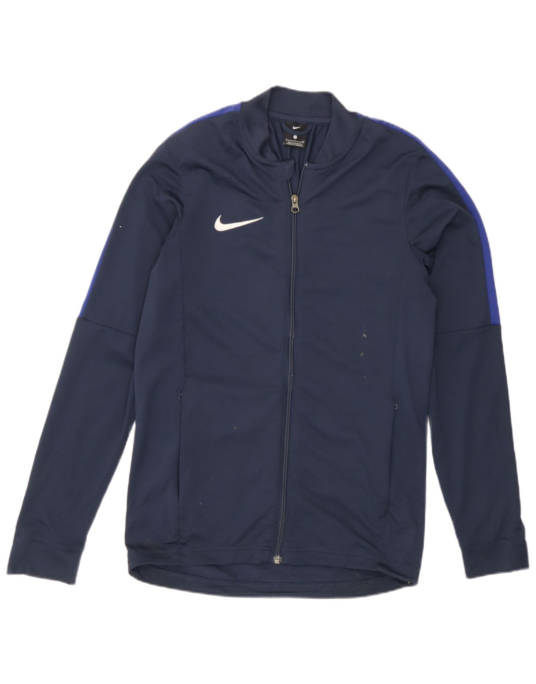 Nike Herren-Trainingsanzugoberteil, Jacke, Größe S, Marineblau, Polyester, Sport