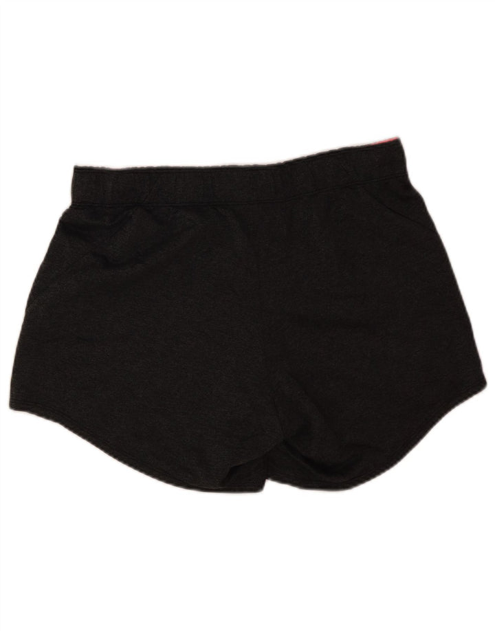 Nike Damen Dri Fit Sport Shorts UK 14 Mittelgraues Polyester