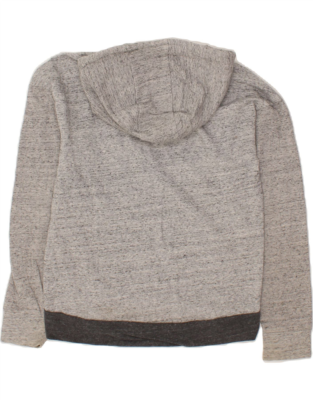 ADIDAS Womens Hoodie Jumper Small Grey Flecked Vintage Adidas and Second-Hand Adidas from Messina Hembry 