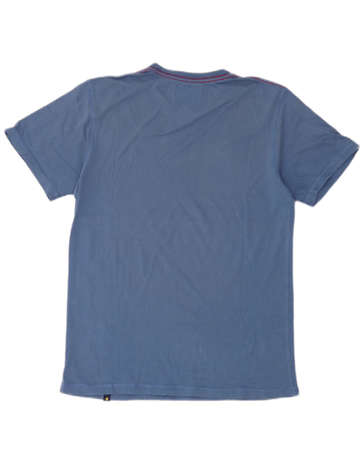 Joe Browns Herren-T-Shirt mit Grafik, mittelblaue Baumwolle