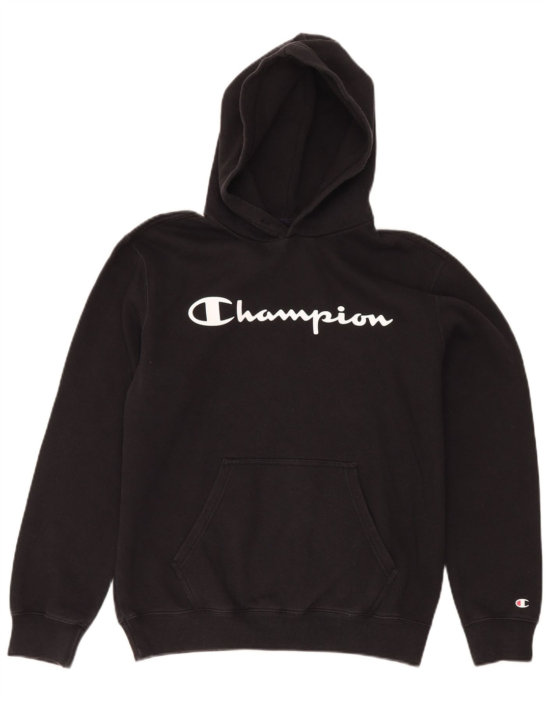 Champion Herren-Kapuzenpullover mit Grafik, mittelschwarz, Baumwolle