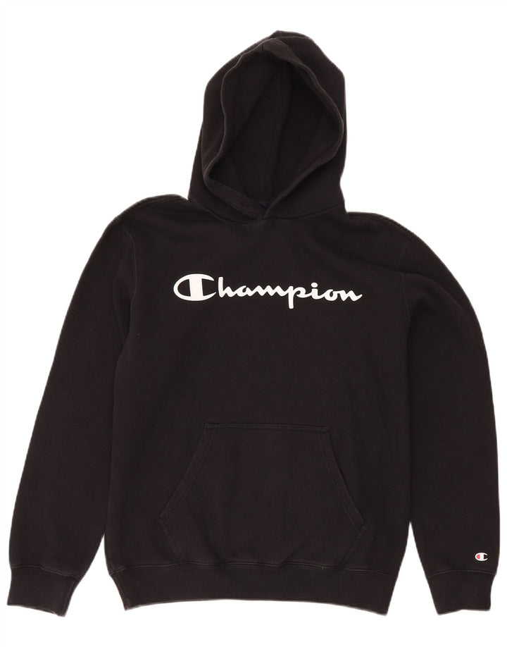 Champion Herren-Kapuzenpullover mit Grafik, mittelschwarz, Baumwolle