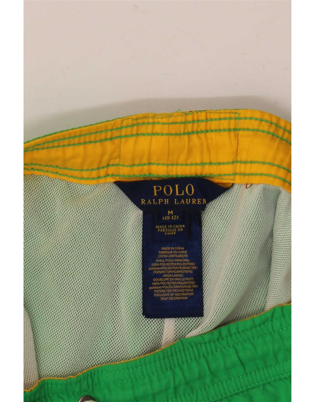 Polo Ralph Lauren Badeshorts für Jungen, 10–11 Jahre, mittelgrün, Polyester