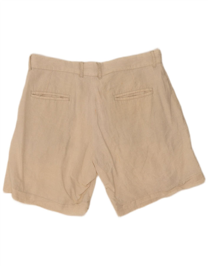 Zara Herren Chino-Shorts, Größe L, W32, Beige
