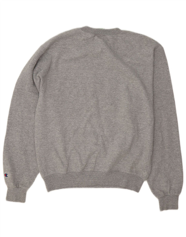 Champion Herren-Sweatshirt mit grafischer regulärer Passform, Größe S, Grau