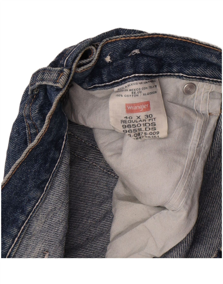 Wrangler Damen-Jeansshorts mit normaler Passform, W40, 2XL, blaue Baumwolle