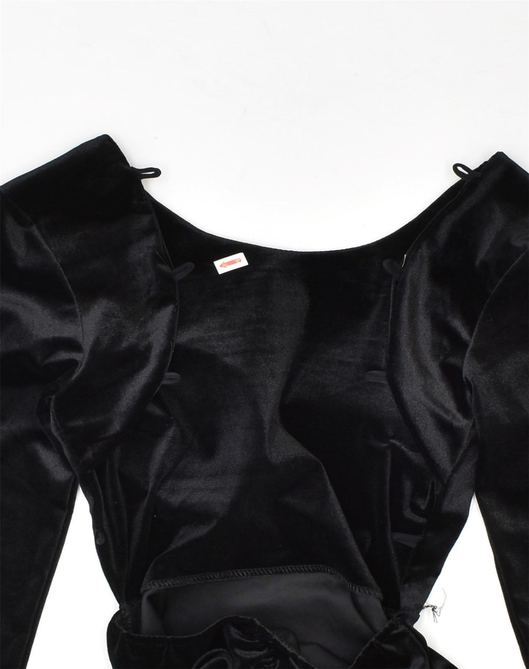 VINTAGE Womens Bodycon Dress UK 6 XS Black Polyester | Vintage Vintage | Thrift | Second-Hand Vintage | Used Clothing | Messina Hembry 