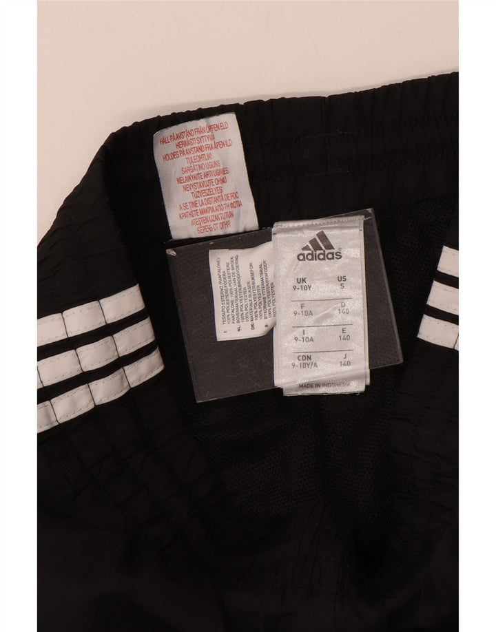 ADIDAS Mädchen-Trainingshose, Jogginghose, 9–10 Jahre, schwarzes Polyester