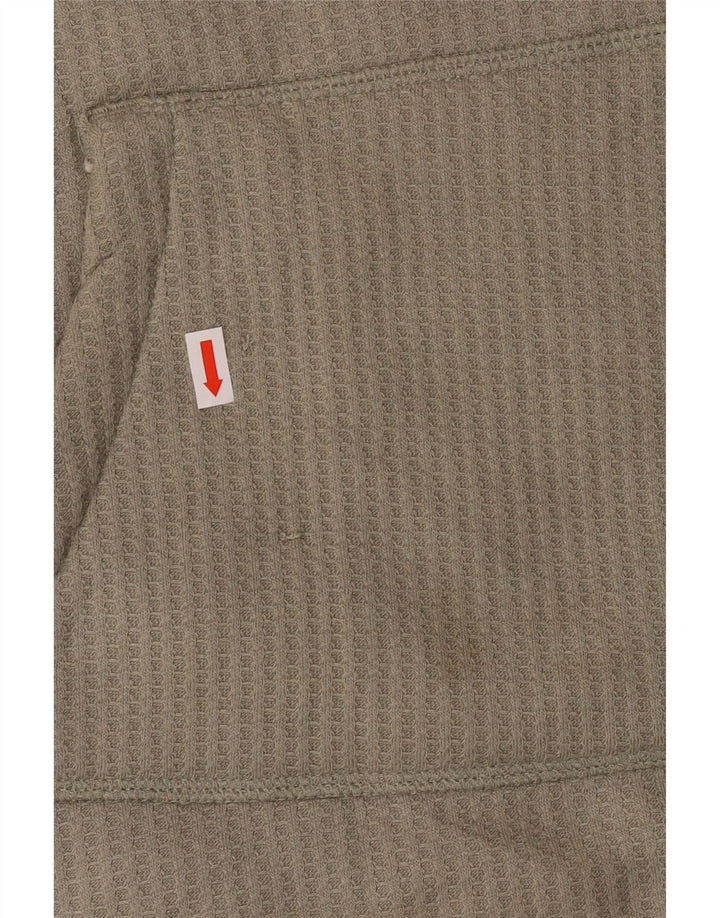 Weird Fish Damen Sherpa Rollkragen-Sweatshirt-Pullover UK 12 Mittelgrün