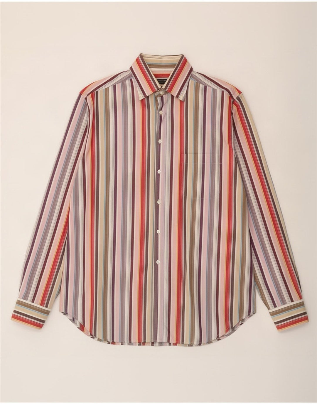 Harris&Harold Herrenhemd XL, mehrfarbig, gestreift, Baumwolle