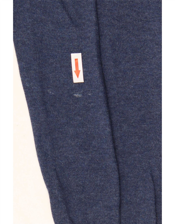 Gant Herren-Pullover mit Rundhalsausschnitt, groß, marineblaue Baumwolle