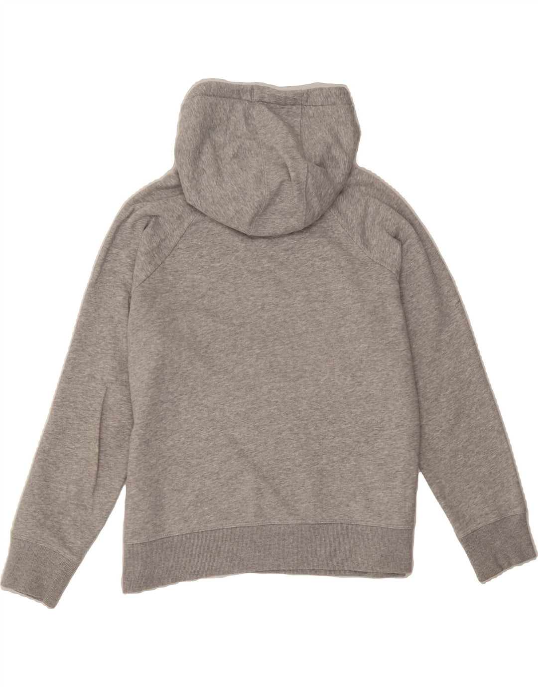 UNDER ARMOUR Womens Hoodie Jumper UK 14 Medium Grey Cotton Vintage Under Armour and Second-Hand Under Armour from Messina Hembry 