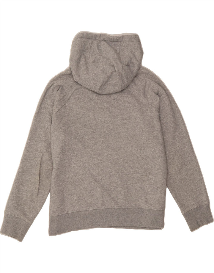 UNDER ARMOUR Womens Hoodie Jumper UK 14 Medium Grey Cotton Vintage Under Armour and Second-Hand Under Armour from Messina Hembry 