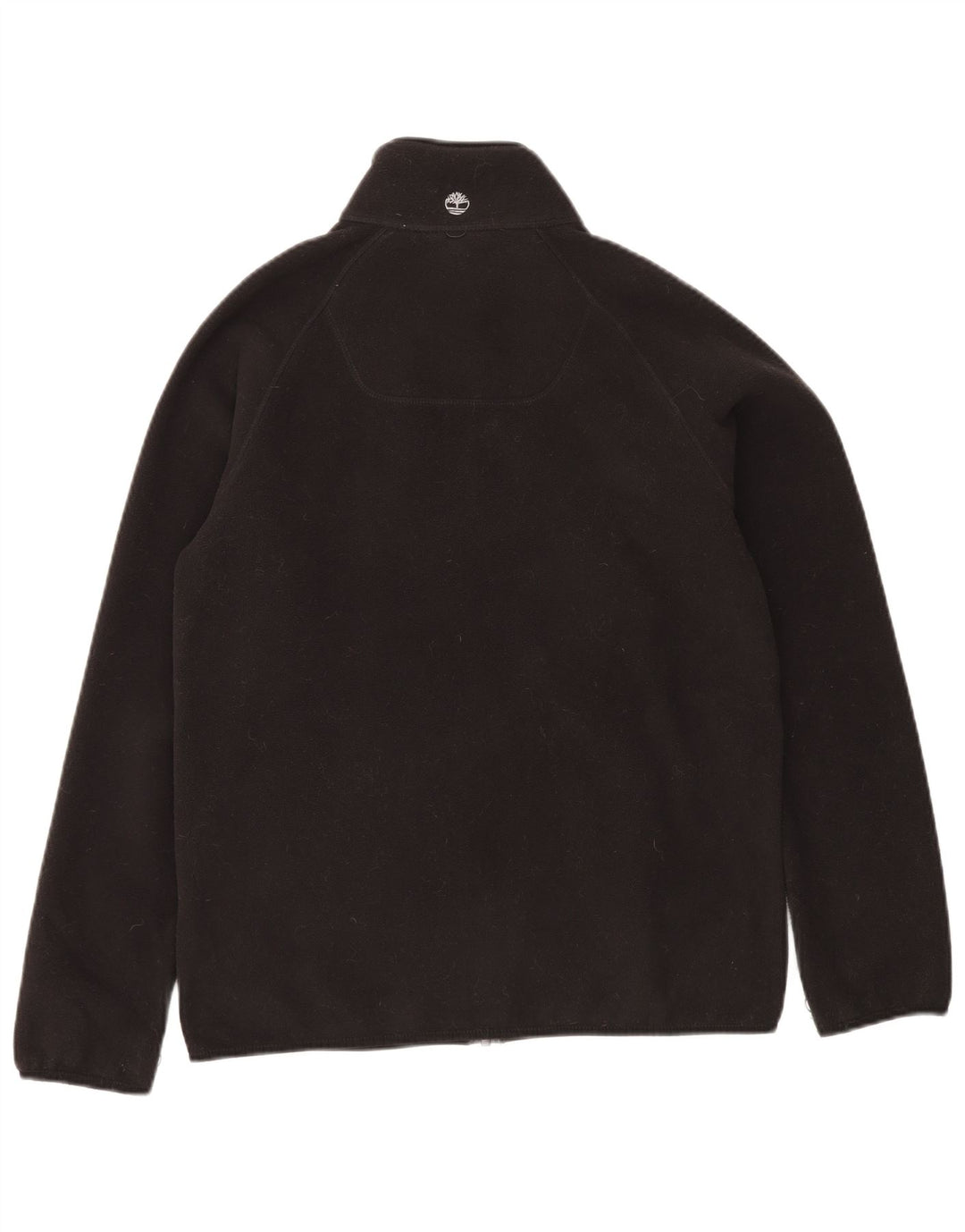 TIMBERLAND Damen Übergroße Fleecejacke UK 10 Small Schwarz