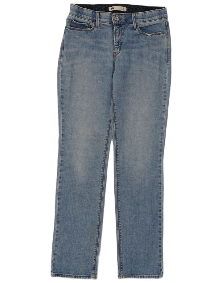 LEVI'S Damen 525 Straight Jeans US 10 Large W32 L31 Blau