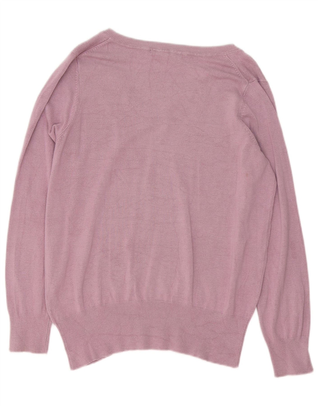Marks & Spencer Damen-Pullover mit V-Ausschnitt, Gr. 40, Größe L, Lila