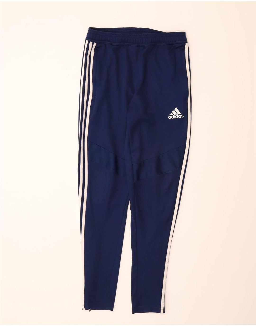 ADIDAS Mens Climalite Tracksuit Trousers Small Navy Blue Polyester Vintage Adidas and Second-Hand Adidas from Messina Hembry 