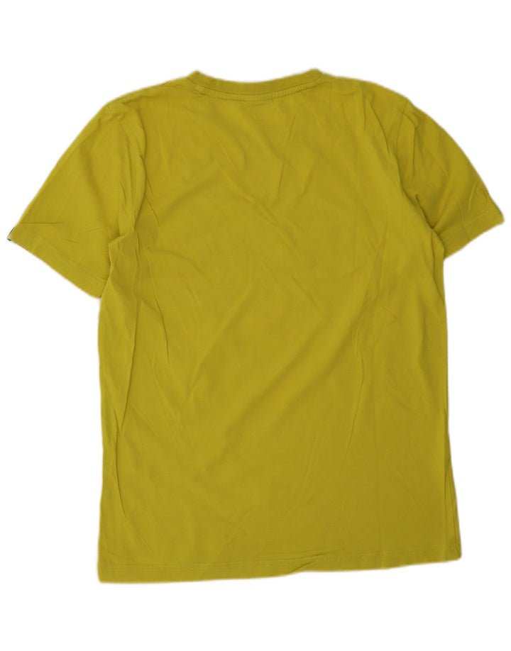 Puma Herren Grafik T-Shirt Top Small Gelb