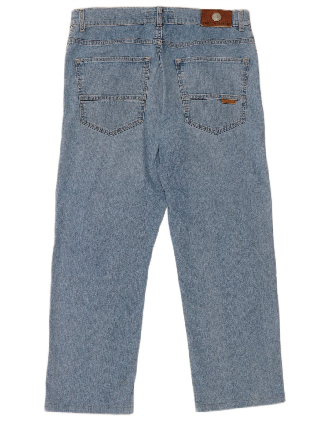 Trussardi Damen-Crop-Jeans W33 L25 Blau
