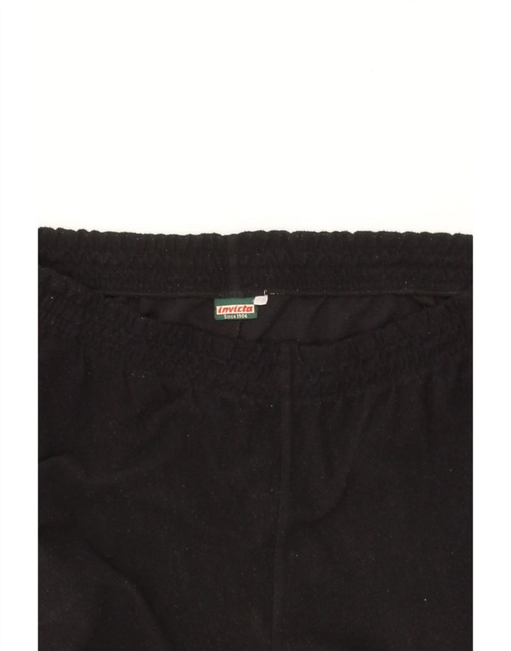INVICTA Mens Tracksuit Trousers Large Black Polyester Vintage Invicta and Second-Hand Invicta from Messina Hembry 