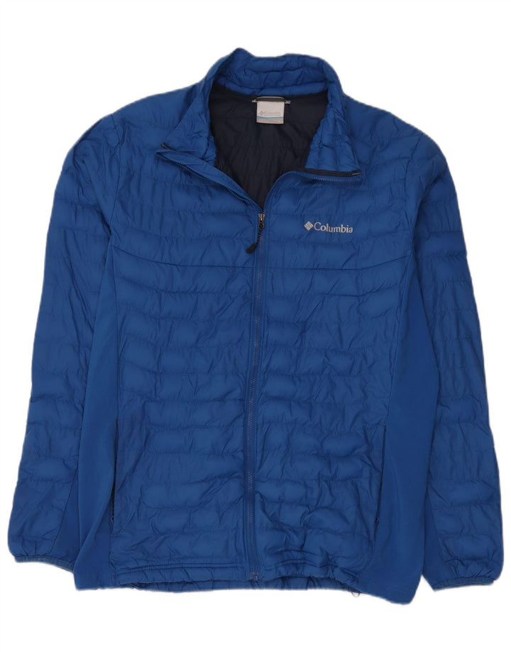 Columbia Herren Wattierte Jacke UK 40 Großes blaues Nylon