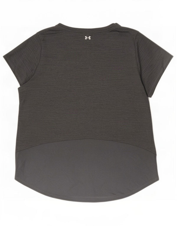Under Armour Damen T-Shirt Top UK 18 XL Grau meliert