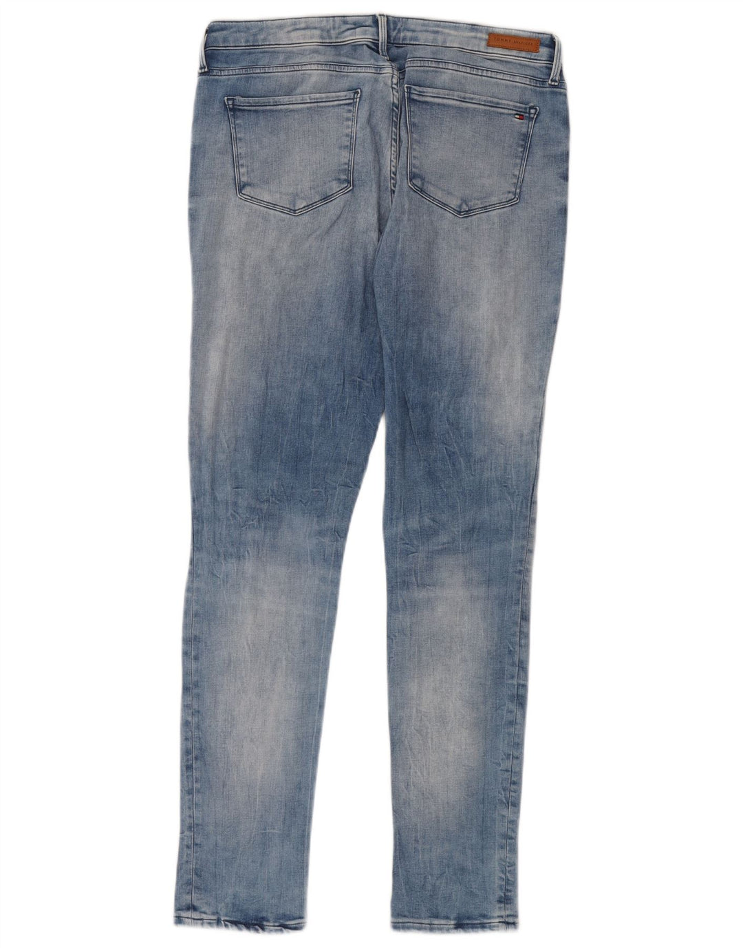 TOMMY HILFIGER Damen Skinny Jeans W32 L30 Blaue Baumwolle