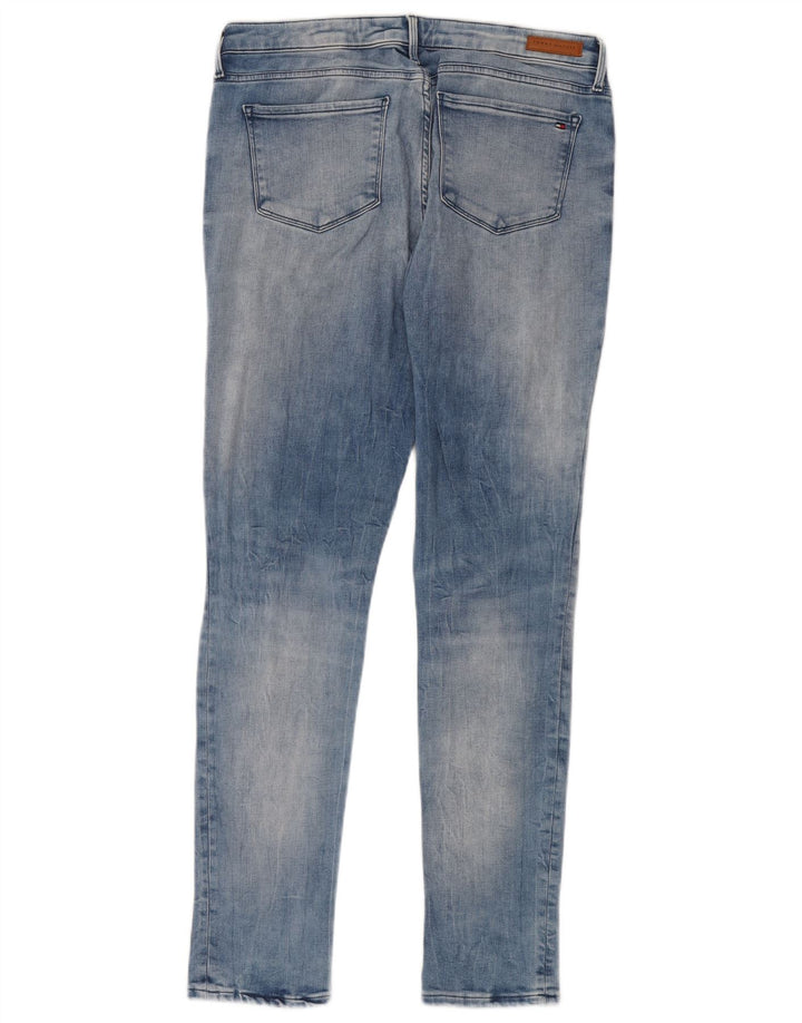 TOMMY HILFIGER Damen Skinny Jeans W32 L30 Blaue Baumwolle