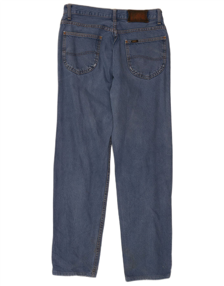LEE Herren Chicago Straight Jeans W33 L34 Blaue Baumwolle