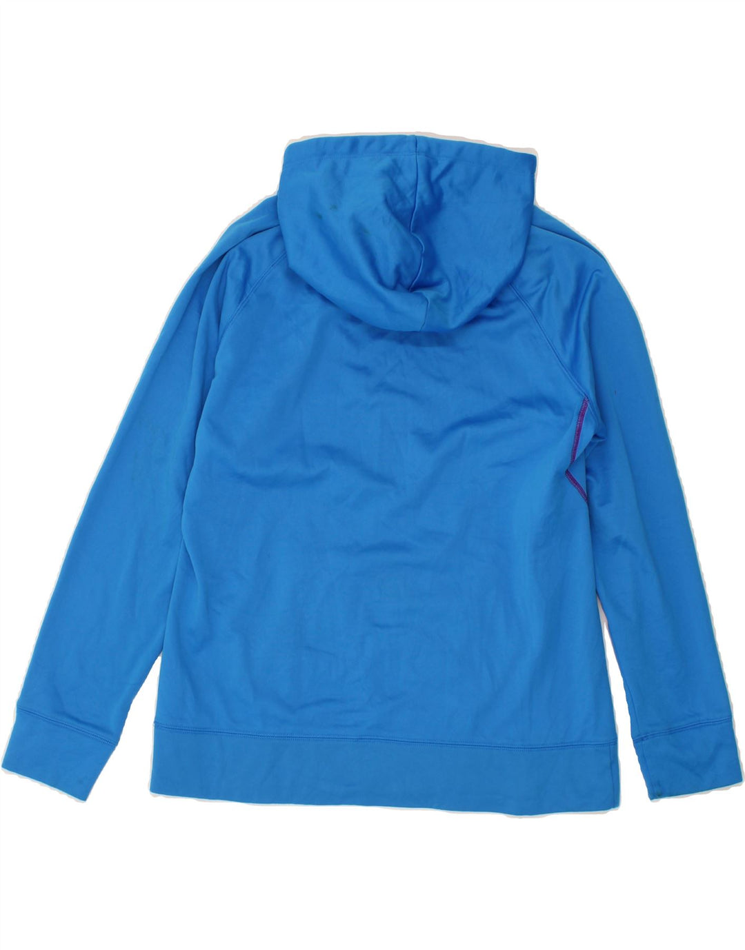 CHAMPION Womens Hoodie Jumper UK 16 Large Blue Polyester Vintage Champion and Second-Hand Champion from Messina Hembry 