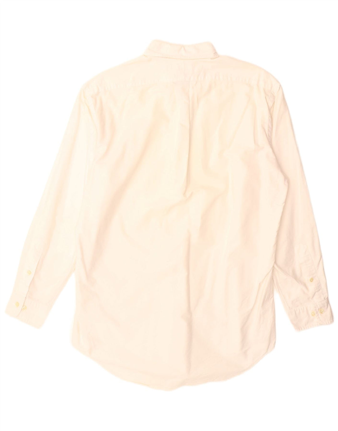 Ralph Lauren Herren-Hemd mit klassischer Passform, Größe 15, Mittel, gebrochenes Weiß