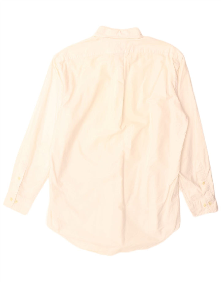 Ralph Lauren Herren-Hemd mit klassischer Passform, Größe 15, Mittel, gebrochenes Weiß