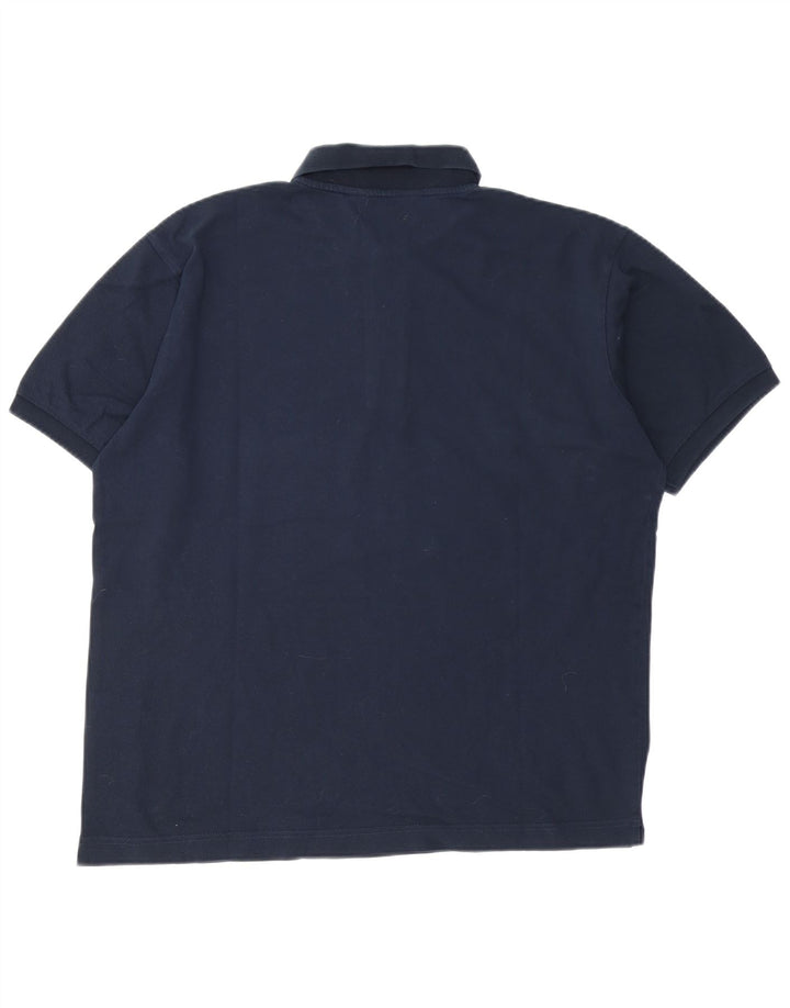 Kappa Herren-Poloshirt, große marineblaue Baumwolle