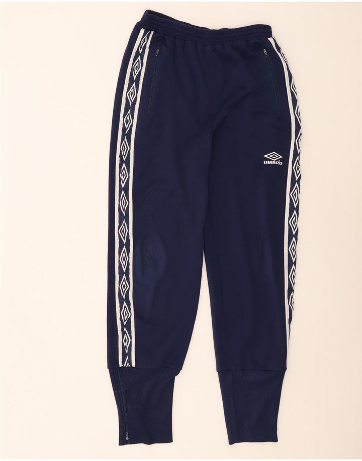 Umbro Herren-Trainingsanzug mit Grafik, Jogginghose, groß, marineblau, Polyester