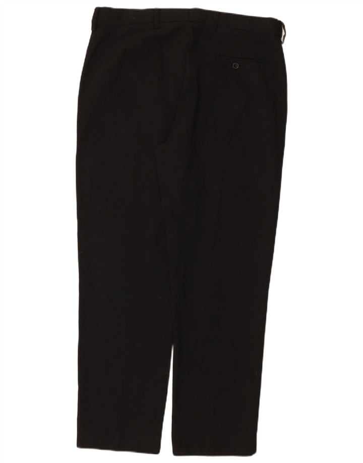MARKS & SPENCER Herren-Chinohose mit normaler Passform, W34, L28, Schwarz