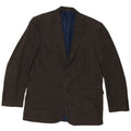 MARKS & SPENCER Mens 2 Button Blazer Jacket UK 38 Medium Grey Polyester