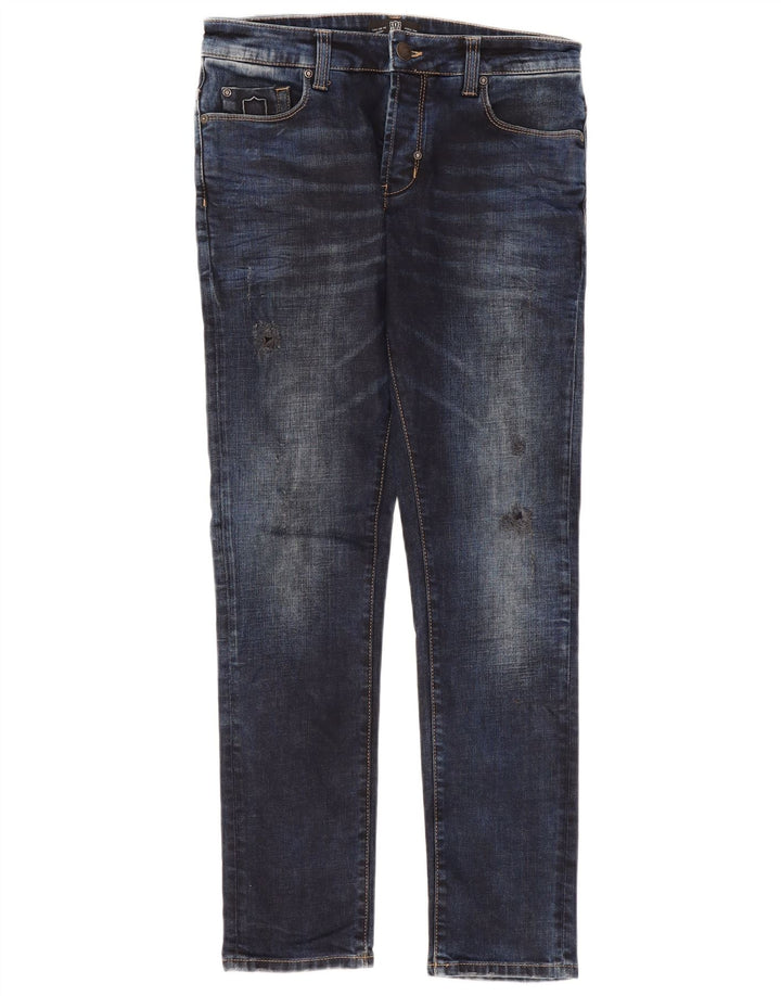 883 Police Herren Slim Jeans W32 L31 Blau