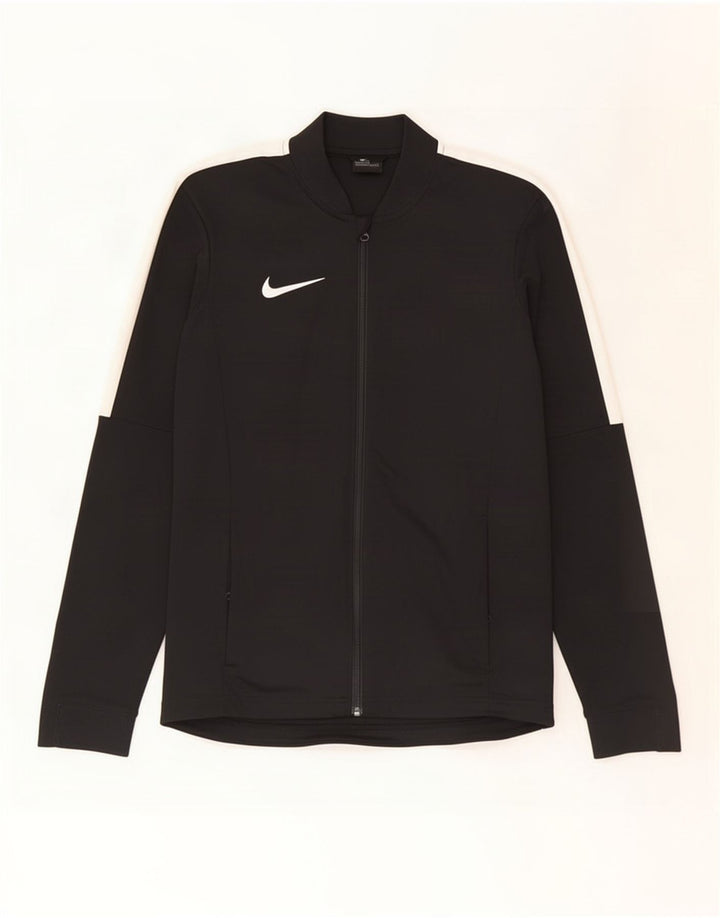 Nike Herren Dri Fit Trainingsanzug-Oberteil, Jacke, Größe S, Schwarz, Farbblock-Polyester