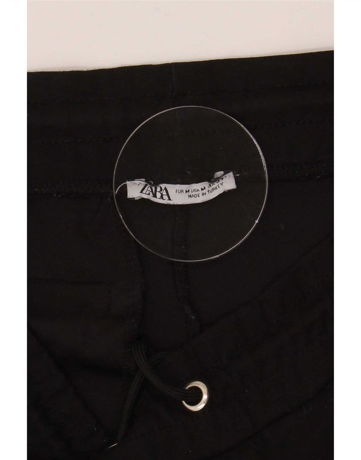 Zara Herren-Trainingshose, Jogginghose, Mittelschwarz, Polyester