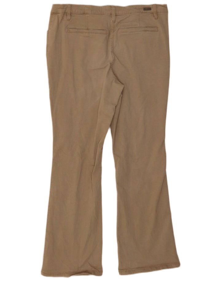 BKE Damen Bootcut Freizeithose W33 L31 Beige Baumwolle