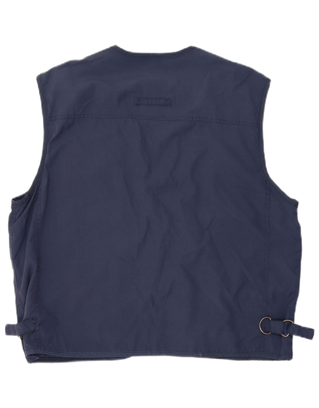 VINTAGE Herren Utility Gilet UK 42 XL Marineblau